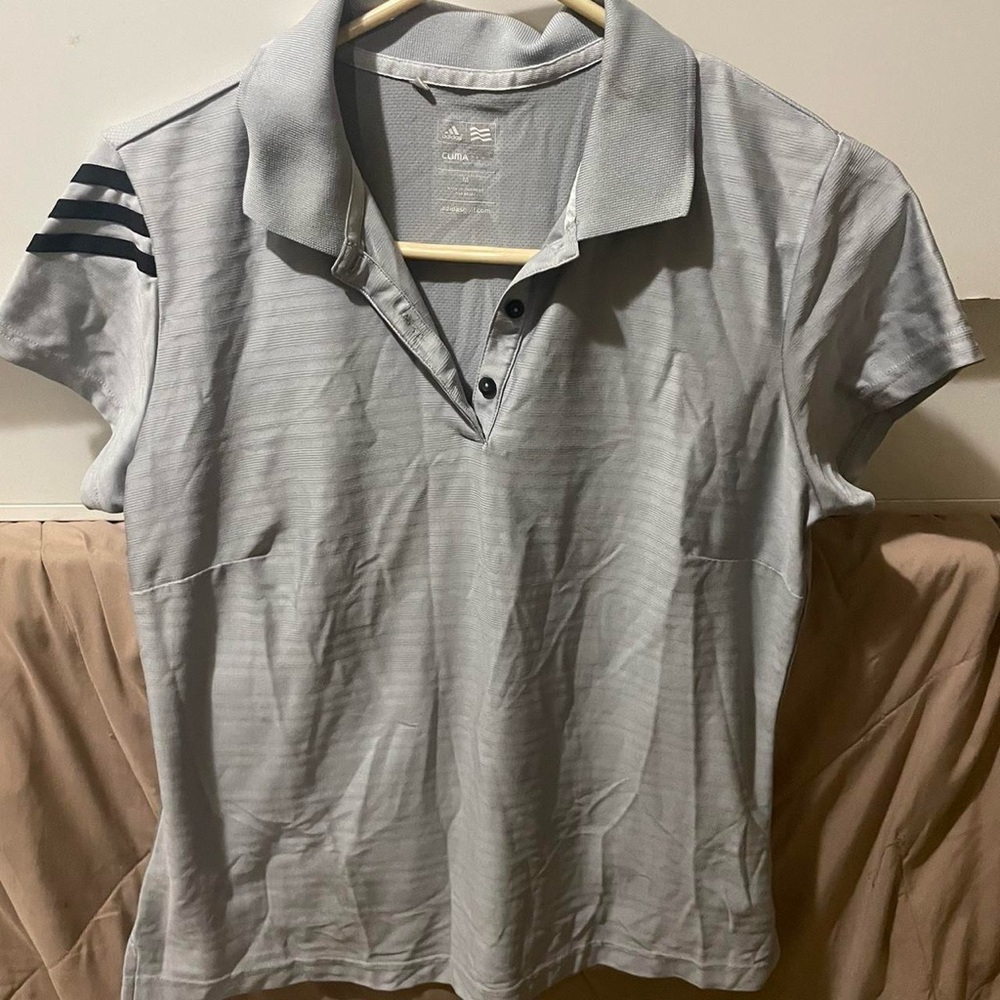 Adidas Gray Polo Shirt